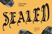 CS Bergamot Drawn, a Blackletter Font by Craft Supply Co. (Thumbnail 2 of 8)