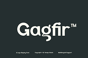 Gagfir - Modern Branding Font, a Sans Serif Font by QR Design Studio (Thumbnail 1 of 16)