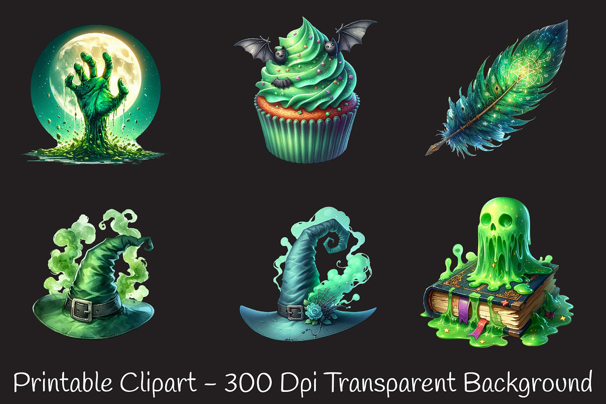 Halloween Sublimation Clipart, an Illustration by RobertsArt (Photo 6 of 7)