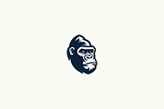 Gorilla logo collection, a Branding & Logo Template by Team_Ultra_Graphics (Thumbnail 7 of 9)