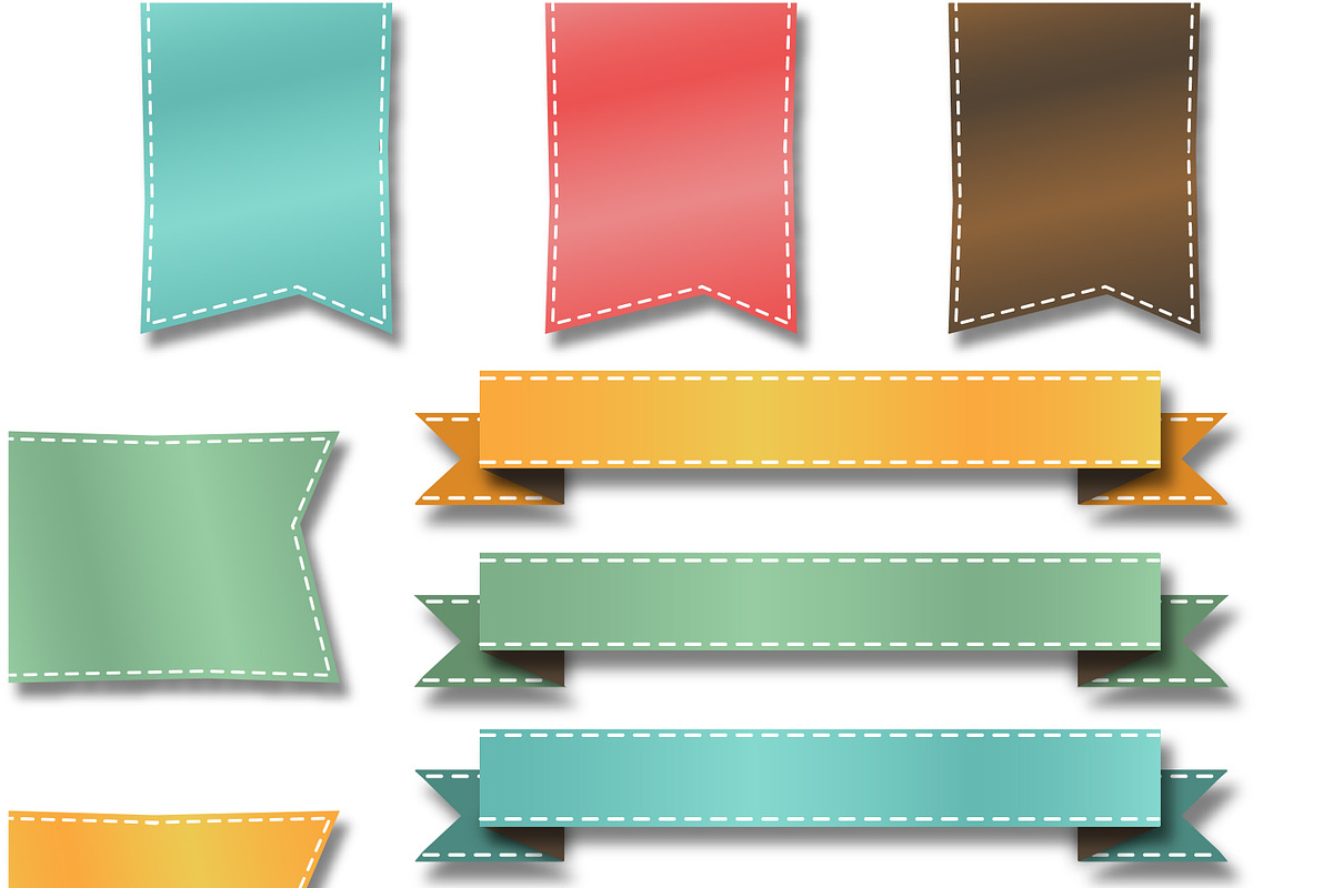 Retro Banners Vectors And Clipart 2