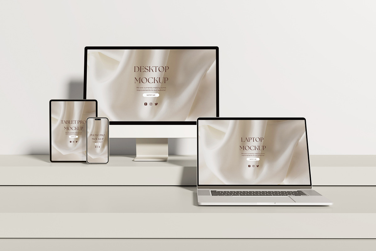 Multi Device Mockup, a Print Template by AKMAL STUDIO (Photo 2 of 12)