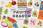 Fruits Season Posters & Patterns, an Illustration by SunnyAfternoons (Thumbnail 1 of 13)