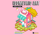 Procreate Isometric Islands Pack, a Brush Add-On by Artbykimmyw (Thumbnail 9 of 10)