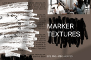 Marker Texture Bundle, a Texture Graphic by The Fake PNG (Thumbnail 1 of 7)