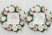 Square Card Mockup Lace Wedding, a Product Mockup by TatiMockup (Thumbnail 3 of 3)