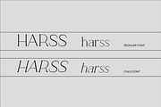 Harss - Minimalist Serif Font, a Serif Font by ONESADYA (Thumbnail 7 of 9)