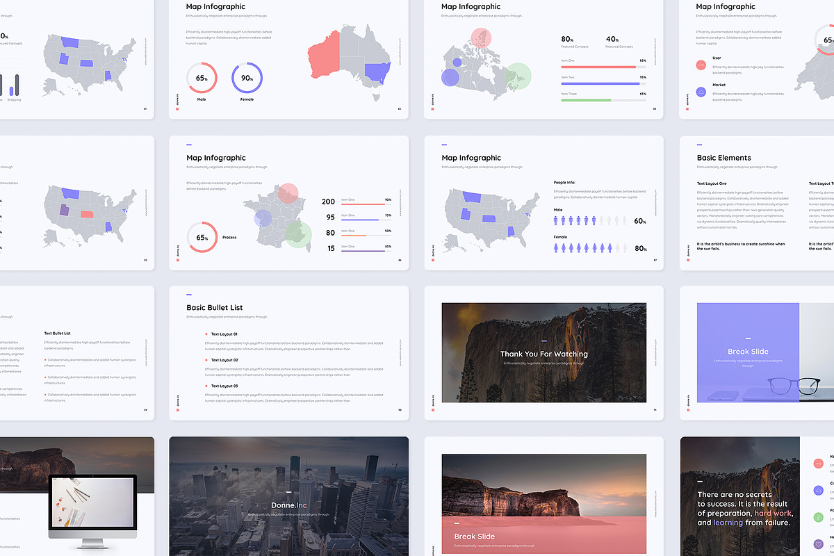 Donne - Creative Template, a Presentation Template by UDEA Store (Photo 12 of 14)