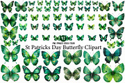 St Patricks Day Butterfly Clipart, an Illustration by Designworld (Thumbnail 1 of 6)