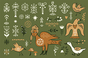 Modern Folk Collection, a Decorative Illustration by lenlis (Thumbnail 2 of 16)