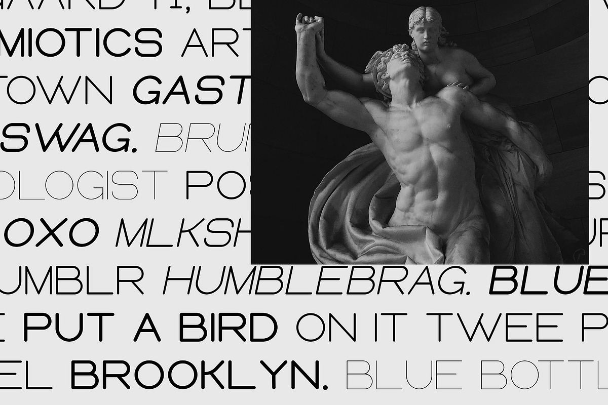 Queental - Elegant Sans Font Family preview 5