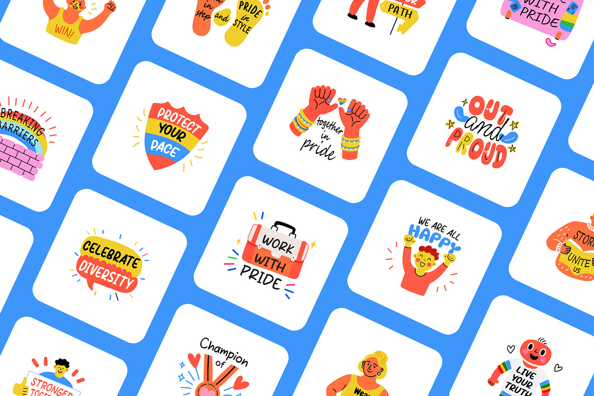 Animated Pride Stickers Collection, an Emoji Icon by Prosymbols (Photo 4 of 5)