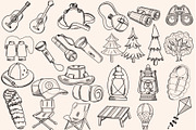 Camping Digital Stamps, a Graphic by Favorites_Art (Thumbnail 12 of 16)