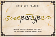 Antiqueline - Monoline Typeface, a Script Font by PutraCetol Studio (Thumbnail 5 of 11)