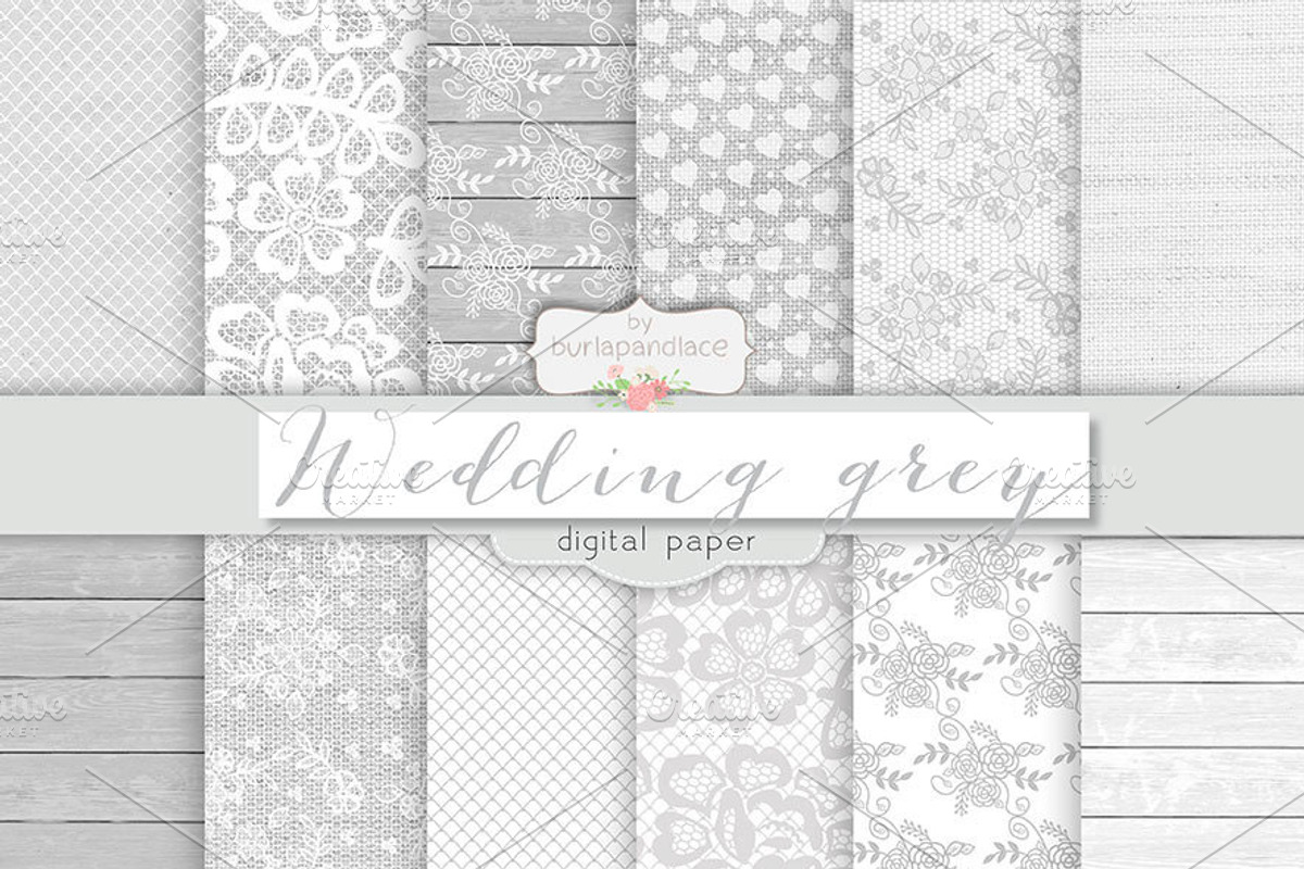 BIG WEDDING BUNDLE, a Texture Illustration by burlapandlace (Photo 5 of 22)