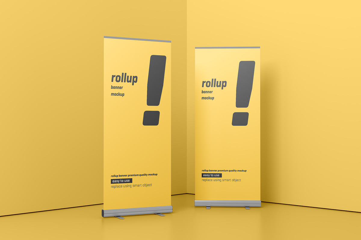 Roll Up Banner Mockup, an Advertising Mockup by Toasin Studio (Photo 15 of 23)