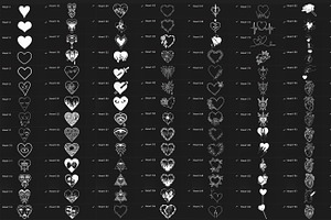 Hearts - Tattoo Flash Stamp Set