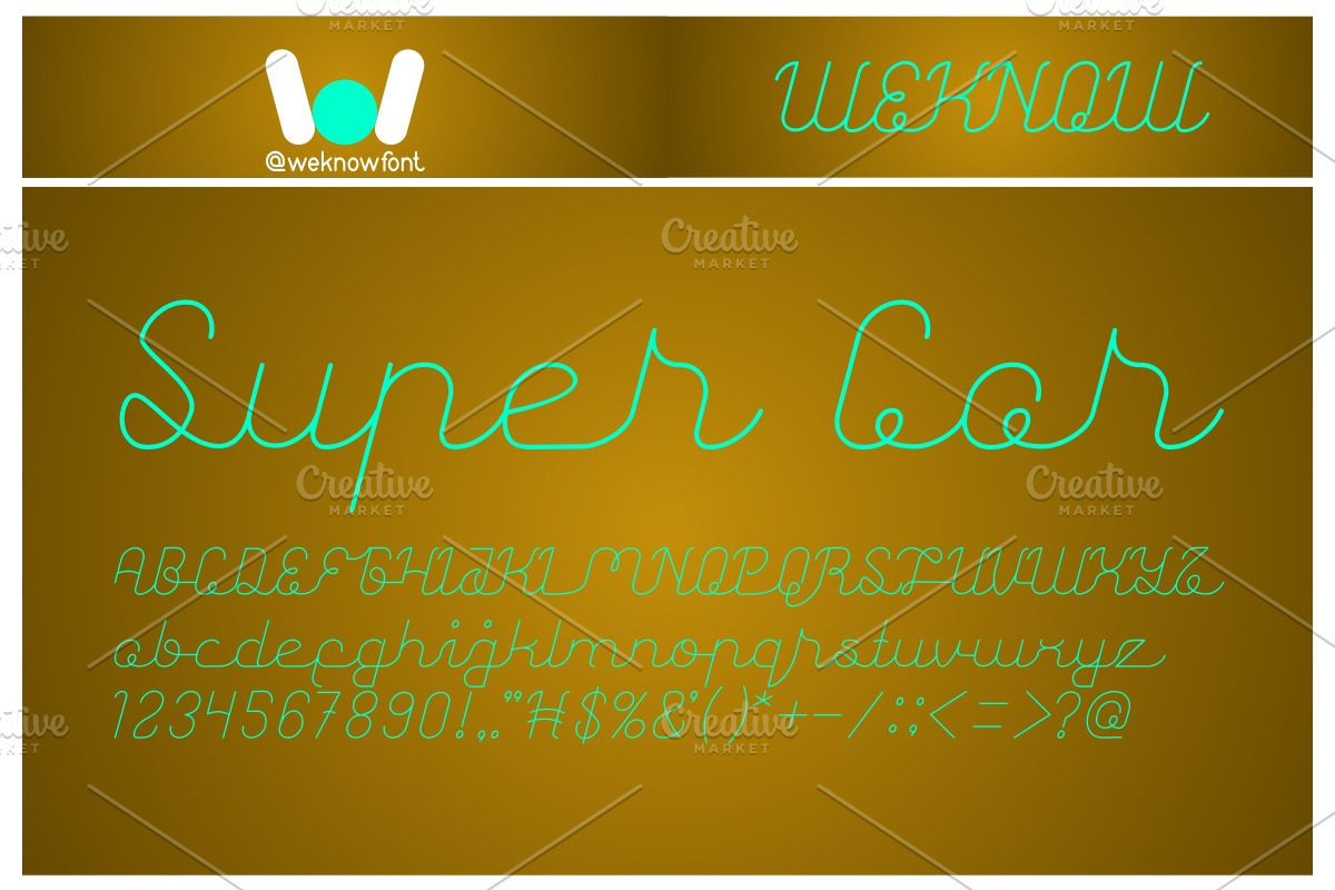 astonishing font preview 4