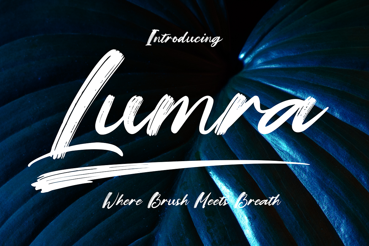 Lumra, a Handwritten Font by Gatype (Photo 1 of 12)