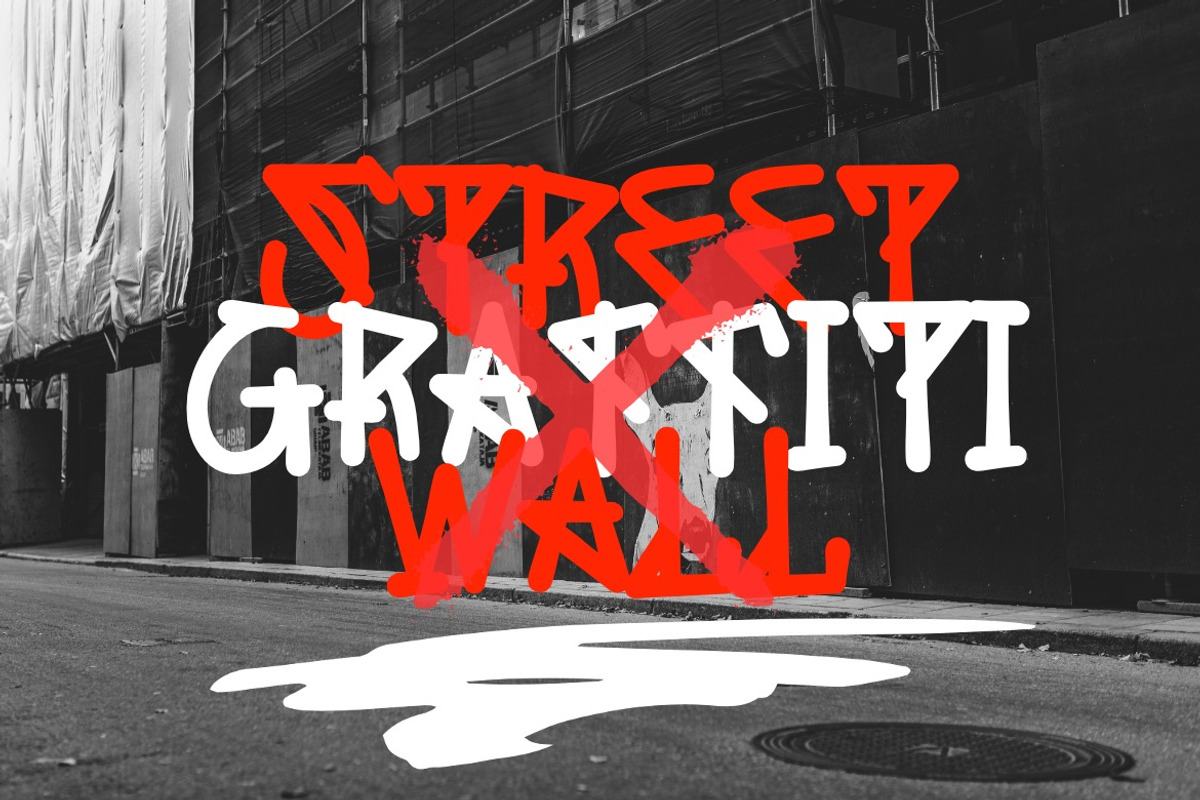 Waxioze - Street Graffiti Font, a Handwritten Font by Dhabee (Photo 3 of 5)