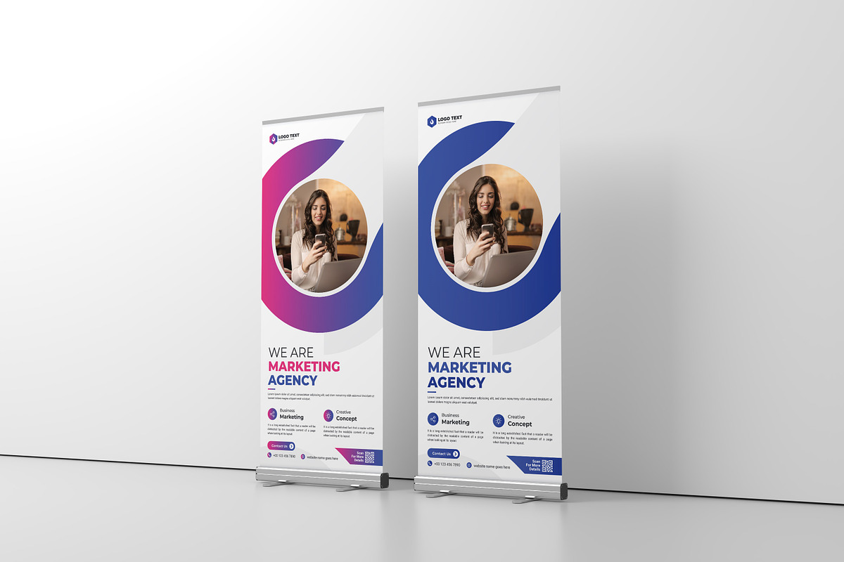 Roll-up Banner Template, a Print Template by zahidhossainalif (Photo 5 of 6)