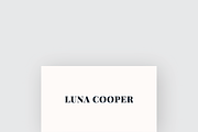 Minimal Business Card Template, a Business Card Template by designprettythings (Thumbnail 2 of 3)