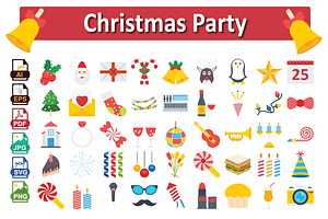 Christmas Vector Icons, an Icon by Vector Portal