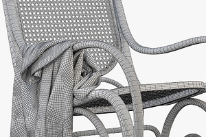 Schaukelstuhl Lounge Chair 3d Model