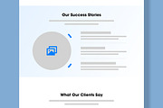Marketing Wireframe Landing Page, a Landing Page Template by MightyDesign (Thumbnail 4 of 10)