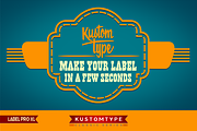 Beerlabels and Clothinglabels Pro XL, a Symbol Font by Kustomtype (Thumbnail 1 of 3)