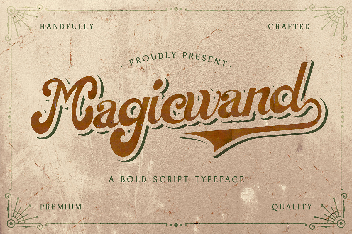 Magic Wand - Bold Script Font, a Script Font by StringLabs (Photo 1 of 14)