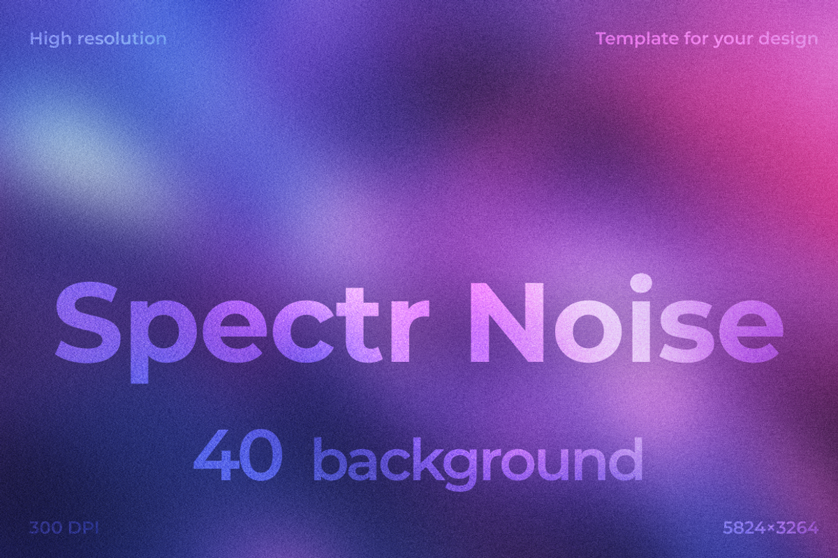 Spectr Noise  Background Set, a Background Graphic by Digital Blood (Photo 1 of 16)