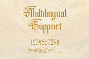 Highcrest Elegant Blackletter Font, a Blackletter Font by Letterara (Thumbnail 13 of 15)