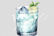 Something Blue Wedding Cocktail, an Illustration by 1801Prints (Thumbnail 3 of 4)
