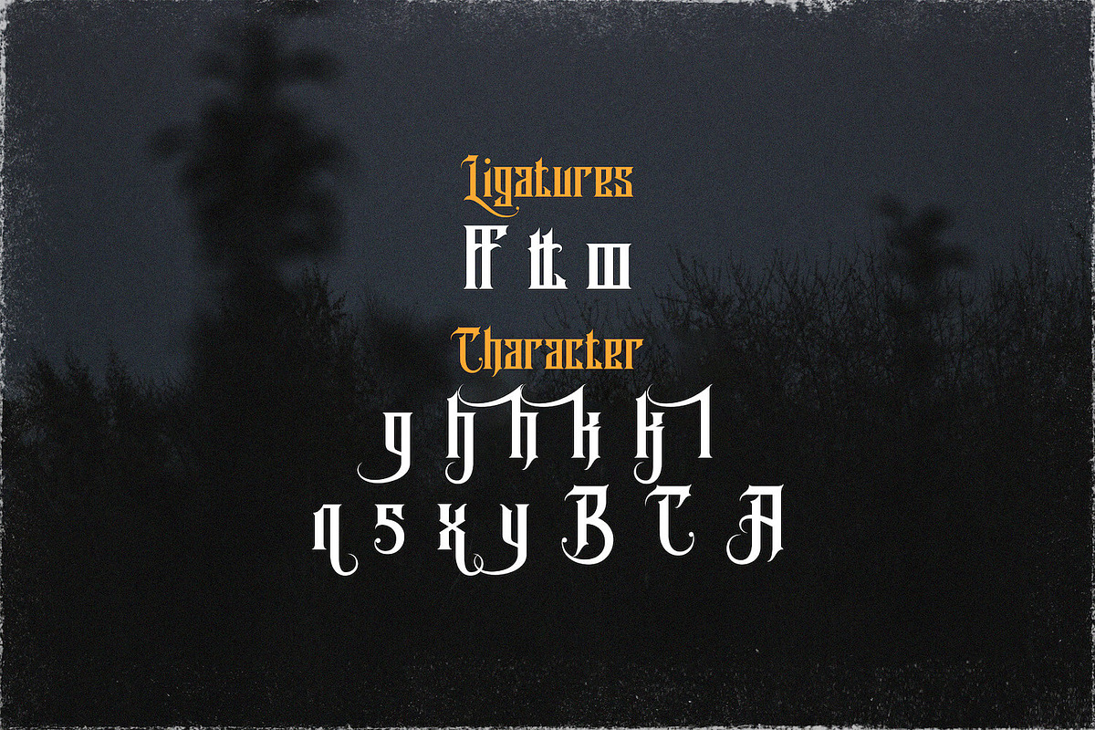 Avalen Rekas - Blackletter Font, a Blackletter Font by StringLabs (Photo 11 of 11)