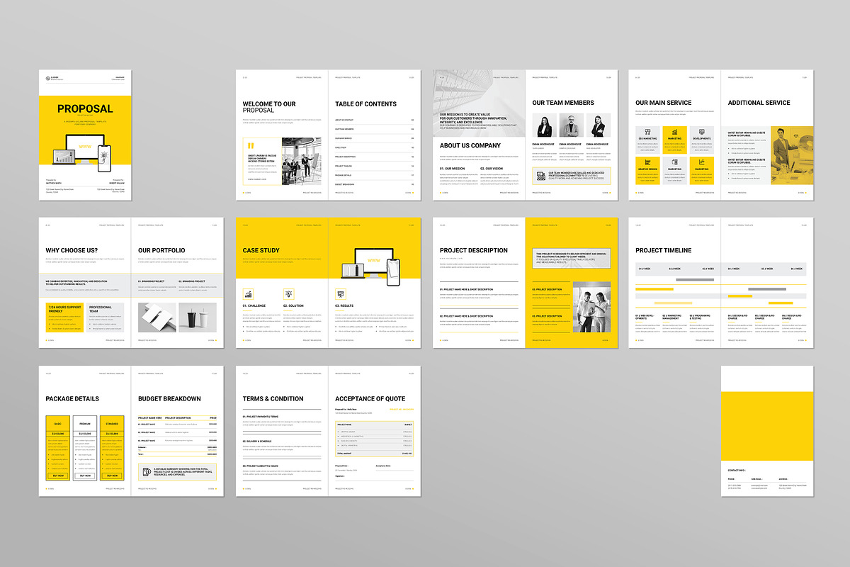 Proposal Bundle 4 in 1, a Brochure Template by ElvinPrint (Photo 19 of 37)