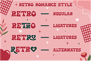 Retro Romance - Retro Love Font, a Font by PutraCetol Studio (Thumbnail 5 of 11)