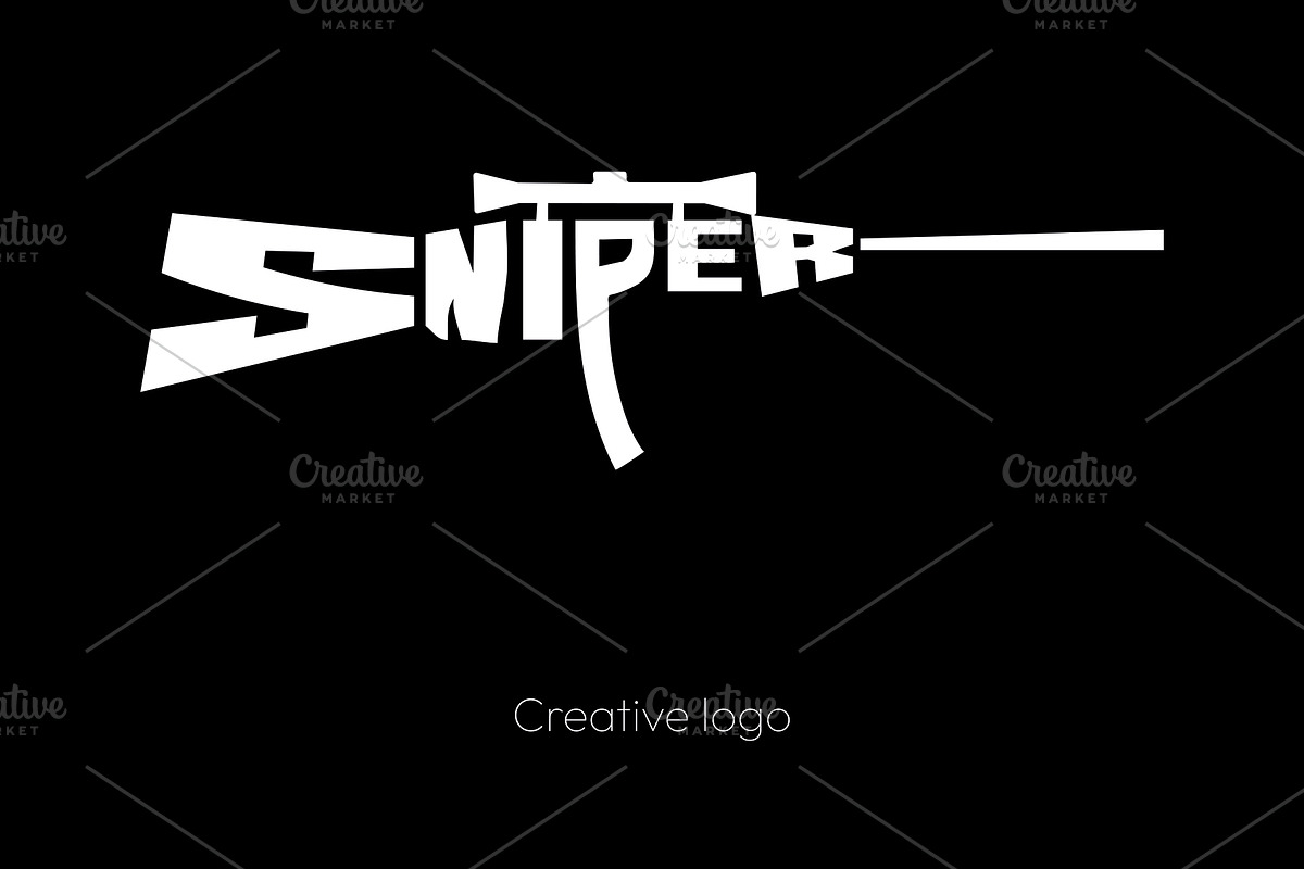 Sniper Vector Logo Design, a Templates & Theme by Design4u_786 (Photo 3 of 8)