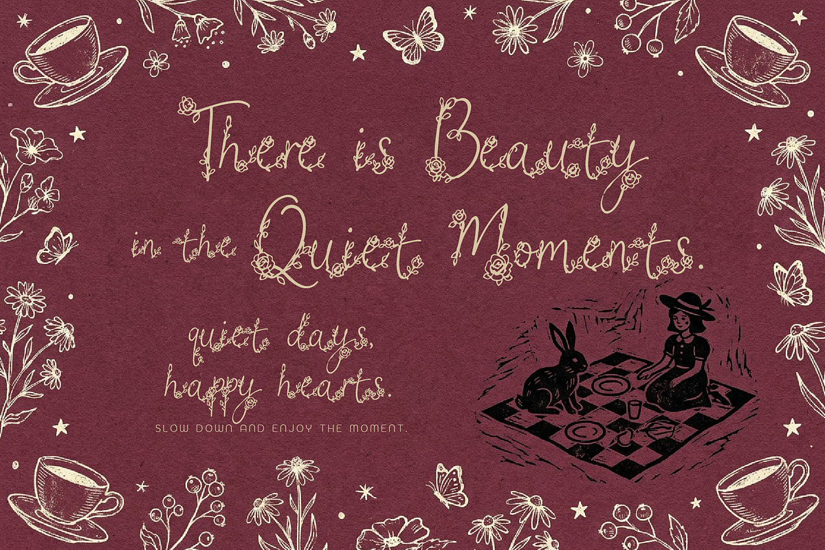HoneiMoylavi, Delicate Floral Script, a Script Font by HypeWorksCo (Photo 11 of 19)
