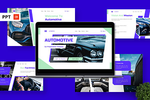Automotive - Car Powerpoint, a Presentation Template by Deepslide Studio