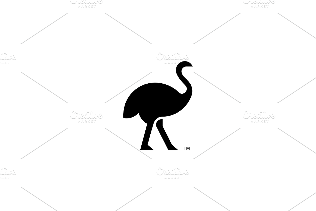Ostrich Logo Design, a Branding & Logo Template by Graphicado (Photo 2 of 3)