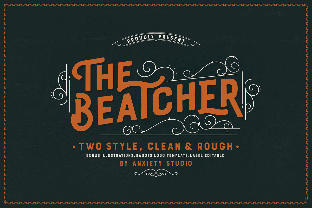 Vintage Font Bundle Super Sale, a Sans Serif Font by Anxiety Studio (Photo 29 of 40)