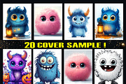 Creepy Kawii Monster Coloring Book, an Animal Illustration by Design Home (Thumbnail 2 of 4)