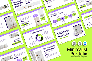 Minimalist Portfolio - Keynote, a Presentation Template by QR Design Studio