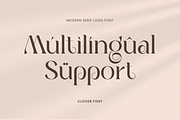 Clover - Modern Serif Logo Font, a Serif Font by Sensatype (Thumbnail 12 of 12)