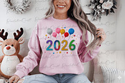 Yarn Crochet Happy New Year 2026 Png, an Illustration by OK Design (Thumbnail 4 of 4)