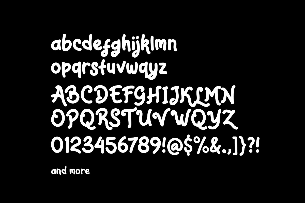 Reaf Singer Playful Font, a Script Font by Dicubit (Photo 9 of 9)