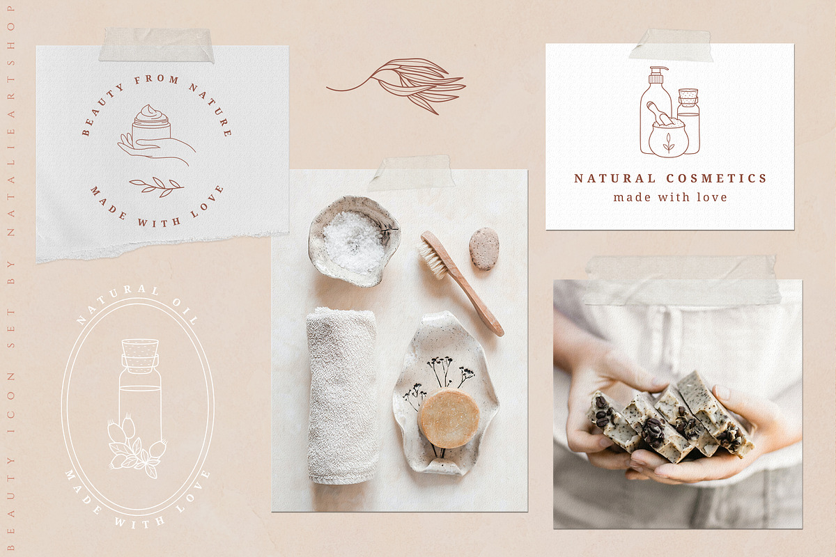 Icons & Illustrations Bundle, an Outline Icon by NatalieArtShop (Photo 6 of 28)