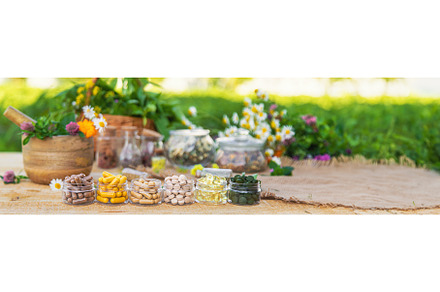 Supplementi and medicinal herbs and, a Food & Drink Photo by yanadjana