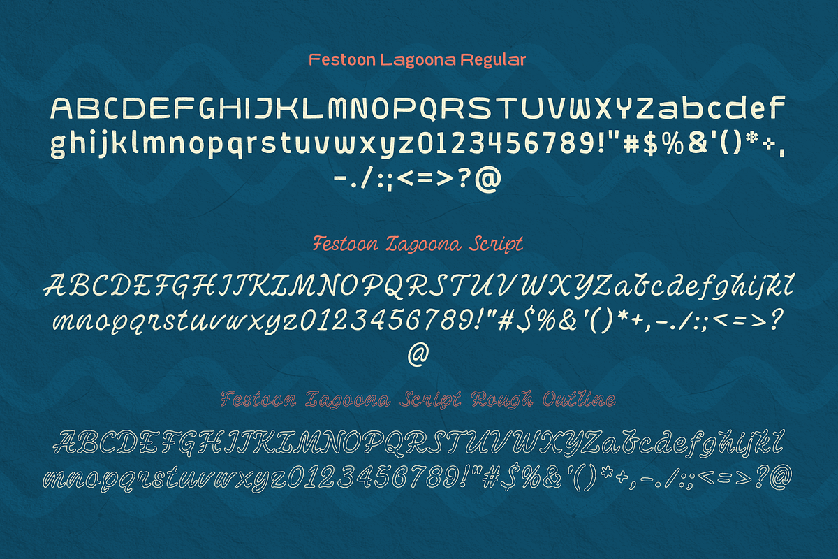 Festoon Lagoona Script and Sans, a Handwritten Font by Sixtype (Photo 6 of 10)